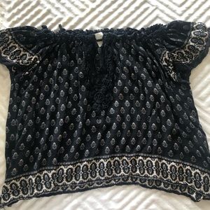 Off the shoulder blouse